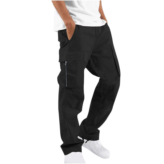 Men's Multi-Pocket Casual Work Trousers