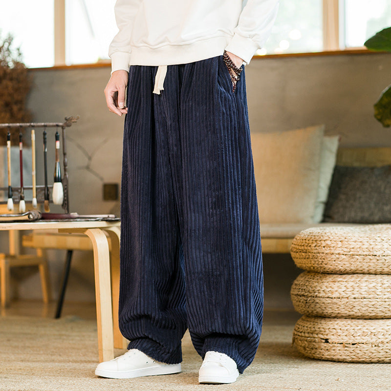 Men's Casual Pants Ethnic Style Plus Size