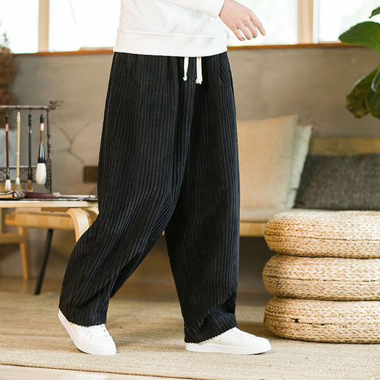 Men's Casual Pants Ethnic Style Plus Size