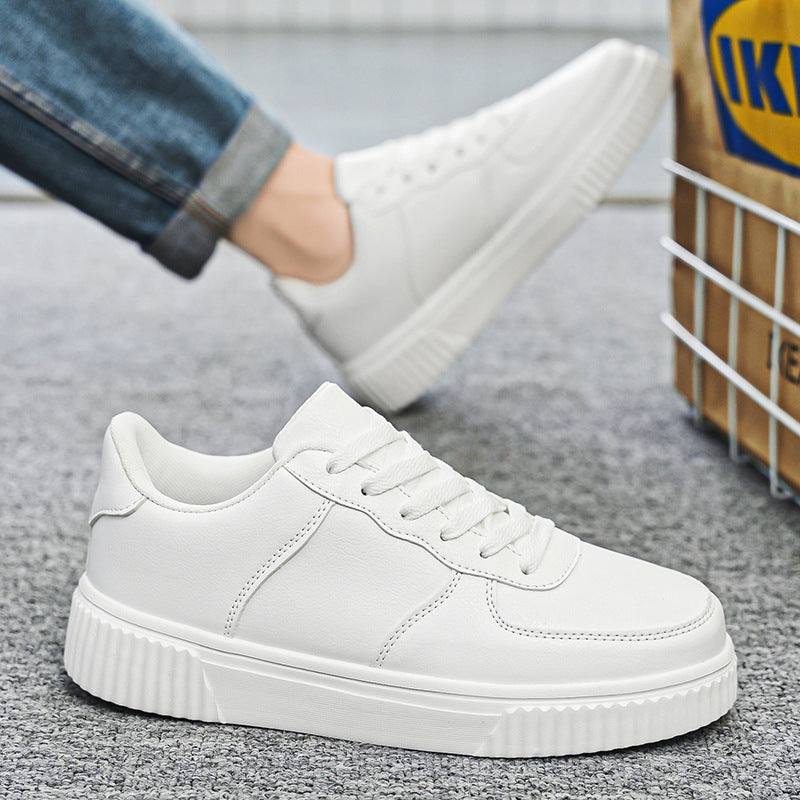 Comfortable Thick-soled Height-increasing Shoes With An Elevated Autumn Vibe