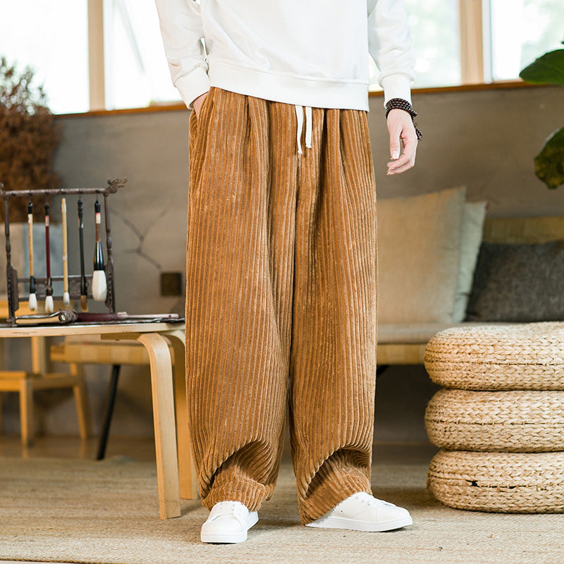 Men's Casual Pants Ethnic Style Plus Size