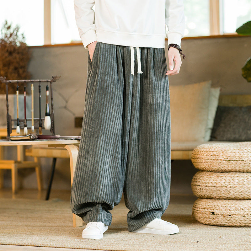 Men's Casual Pants Ethnic Style Plus Size