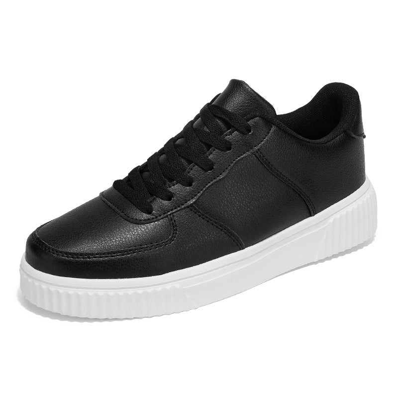 Comfortable Thick-soled Height-increasing Shoes With An Elevated Autumn Vibe