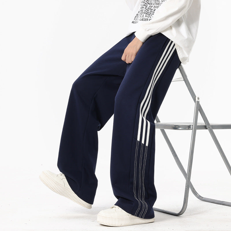 Oversized Straight-leg Casual Pants