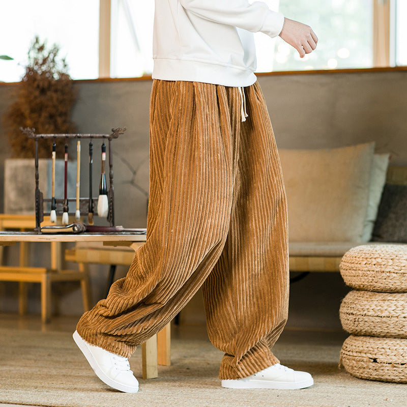 Men's Casual Pants Ethnic Style Plus Size