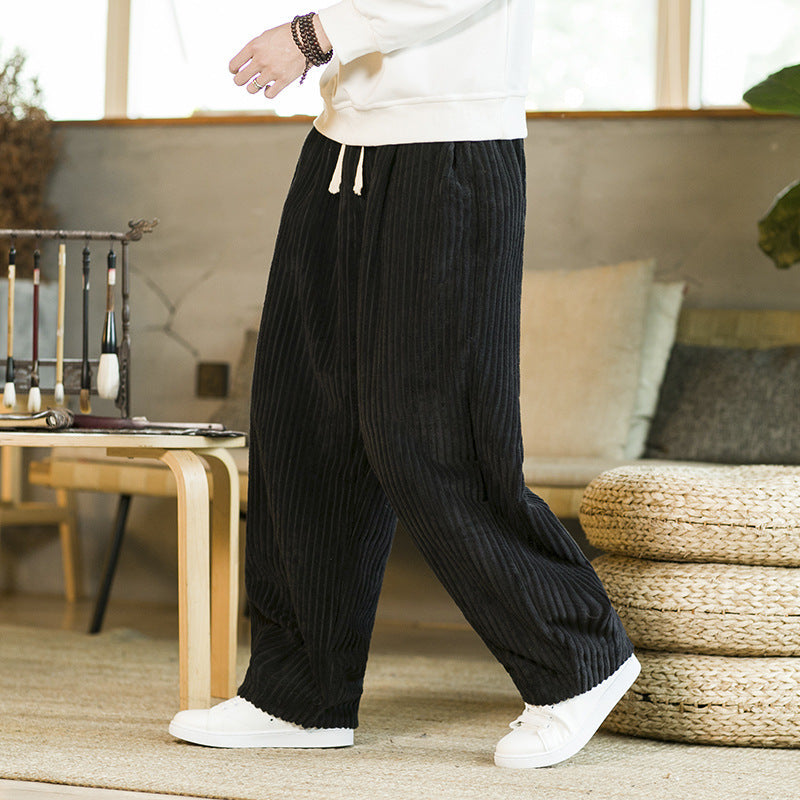 Men's Casual Pants Ethnic Style Plus Size